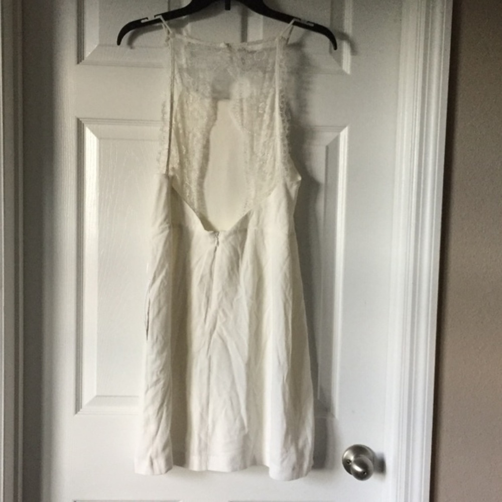 New Lace Back Textured Crepe Dress by Kensie - Picture 8 of 8